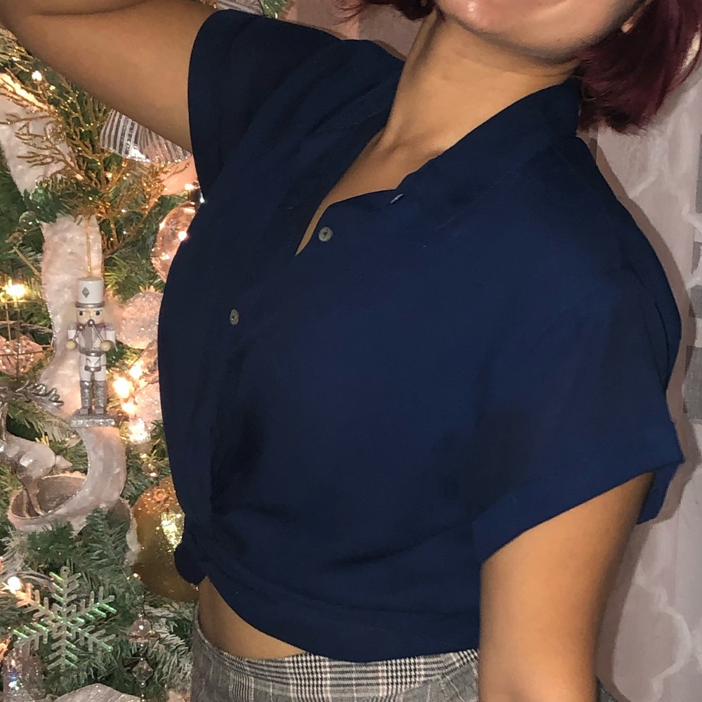 Beautiful Blue Crop Top